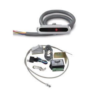 Lokar Cable Operated Led Dash Indicator Kits, Satin Or Black
