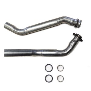 Dual Exhaust Manifold Downpipe Kit, 1966-77 Bronco