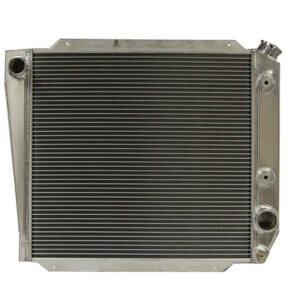 V8 Aluminum Radiator With Brackets, 1966-77 Ford Bronco