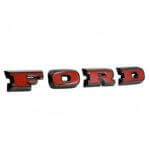 Replacement Grille Letters - Black and Red 1966-1977 Bronco