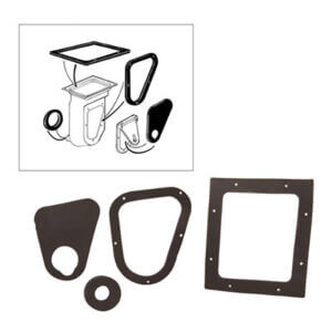 Fresh Air Vent Seal Kit, 1966-77 Bronco