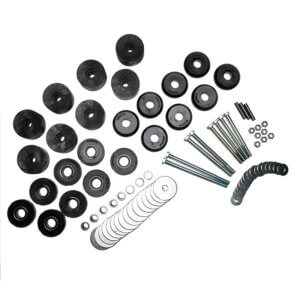 2" Body Lift, Body Mounts &Amp; Hardware Combo 1966-77 Bronco