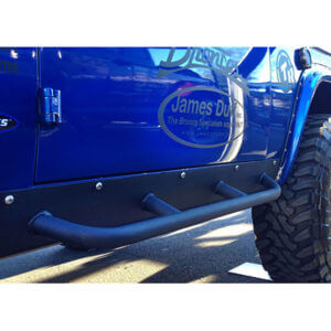 1/8" Rocker Guards With Slider Ski Step, 1966-77 Bronco