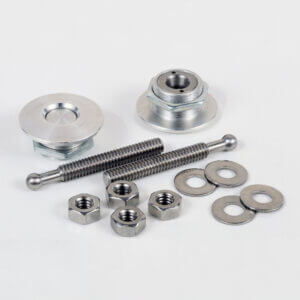 Quik Latch Billet Hood Pins, Pair