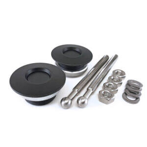 Quik Latch Billet Midi-Hood Pins, Pair