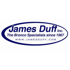 James Duff 8" Oval Decal Sticker