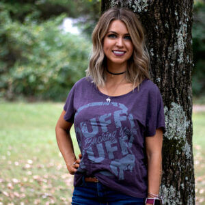 Duff Tuff Fifty Buckin Years Woman'S Dolman Tee