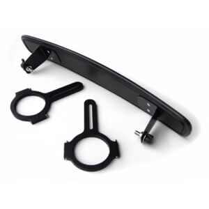 14" Wide Angle Rearview Mirror With 2" Rollbar Clamps