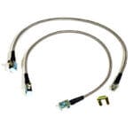 Early Bronco Frame to Axle Braided Stainless Hose Line