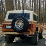 Ford Bronco Heavy Duty Stock Bumper Tire Carrier | Ginger Bronco