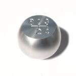 4 Speed Shift Knob - Brushed Aluminum