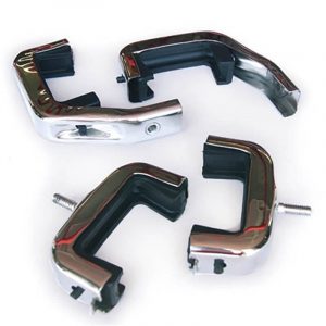4 Core Stainless Radiator Brackets, 1966-77 Bronco