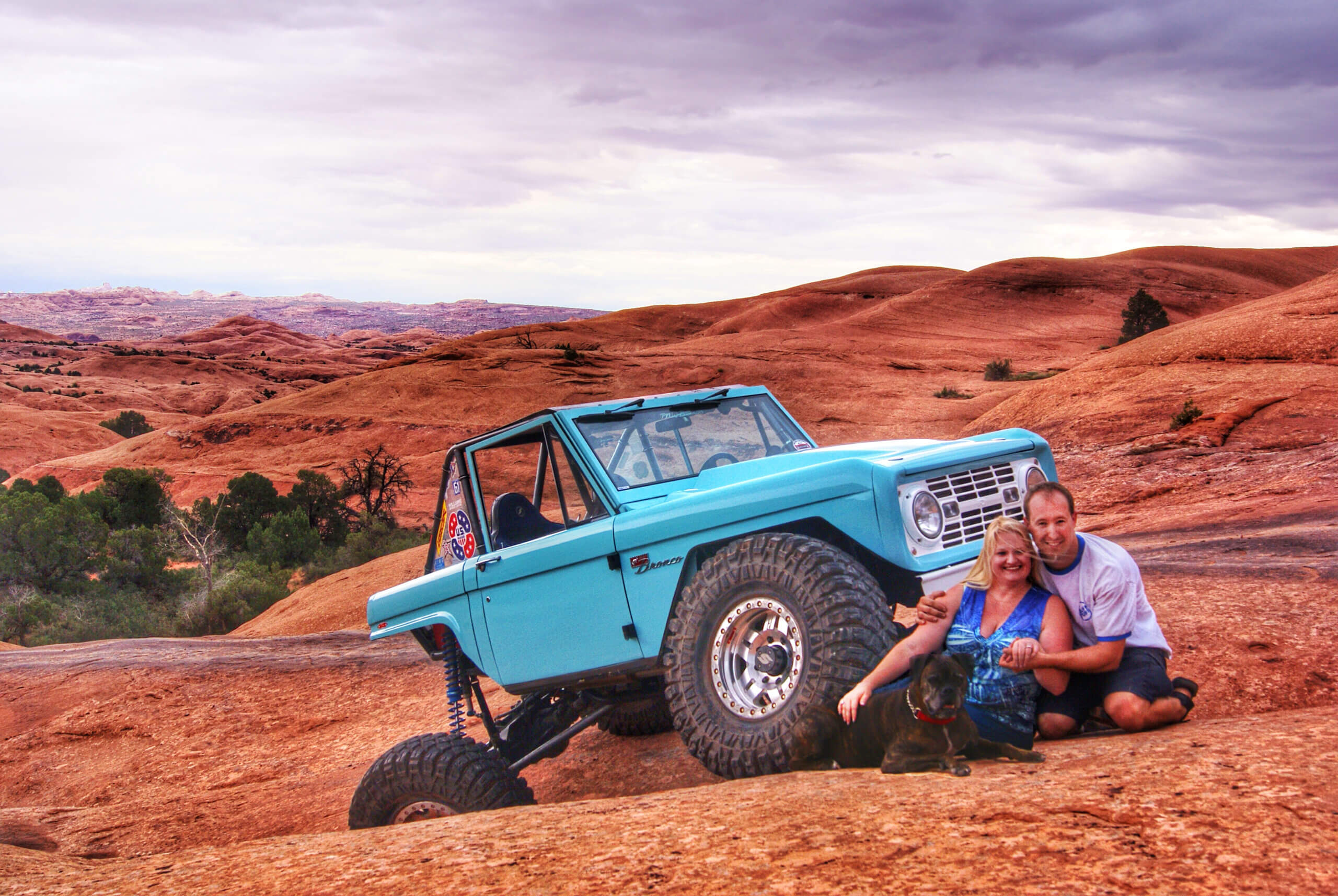 Michael and Suzy Duff at Moab - Monster Bronco