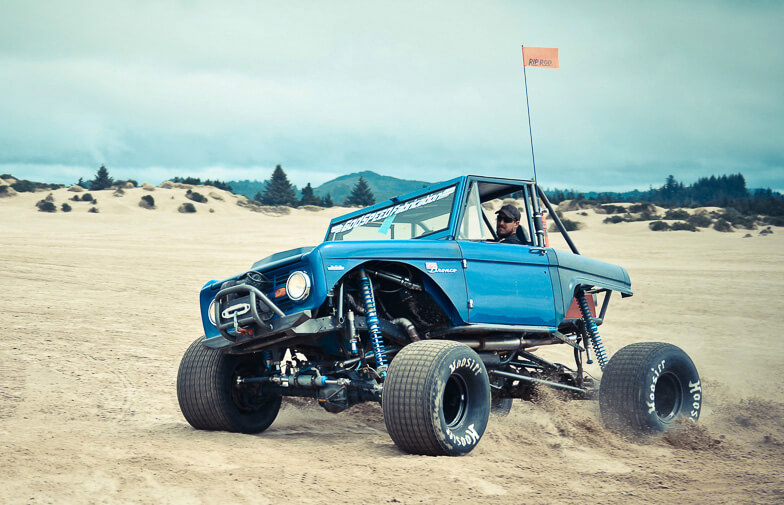 Monster Mike Driving Monster Garage Bronco