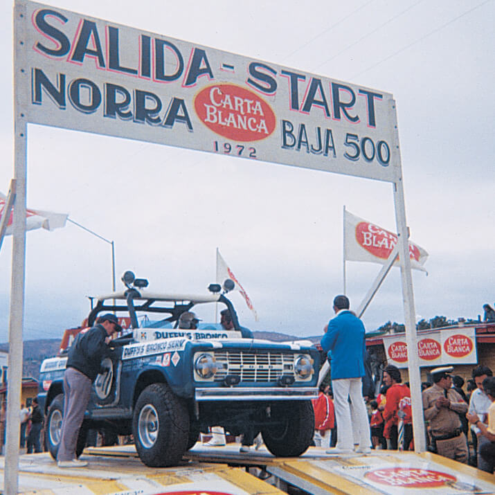 Duffy's Bronco at Baja 500 - 1972