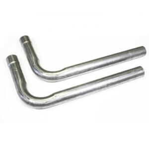 Replacement Tail Pipes for James Duff Dual Exhaust 90 Degree