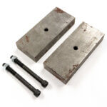 1 inch leaf spring riser - billet steel