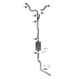 2 Into 1 Exhaust Configuration, 1966-75 Bronco