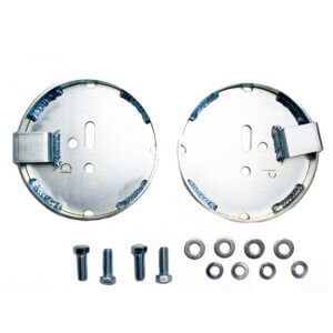 Heavy Duty Lower Coil Spring Retainers, 78-96 Ford Bronco / Full Width Dana 44 Sas, Pair