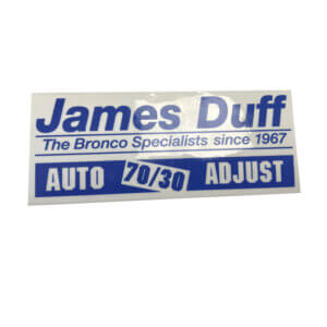 Replacement Shock Stickers For 70/30 Shocks