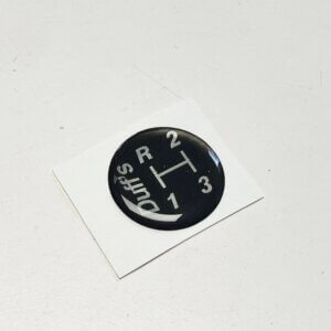 Replacement Shift Knob Sticker
